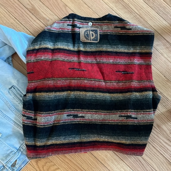 International Denim Blanket Lined Jean Jacket Size Medium - Picture 11 of 12